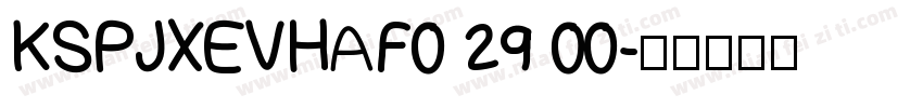 KSPJXEVHAF0 29 00字体转换